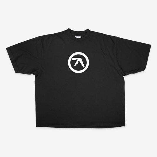 Aphex Twin vintage logo heavy tee t-shirt  front and back print band tees