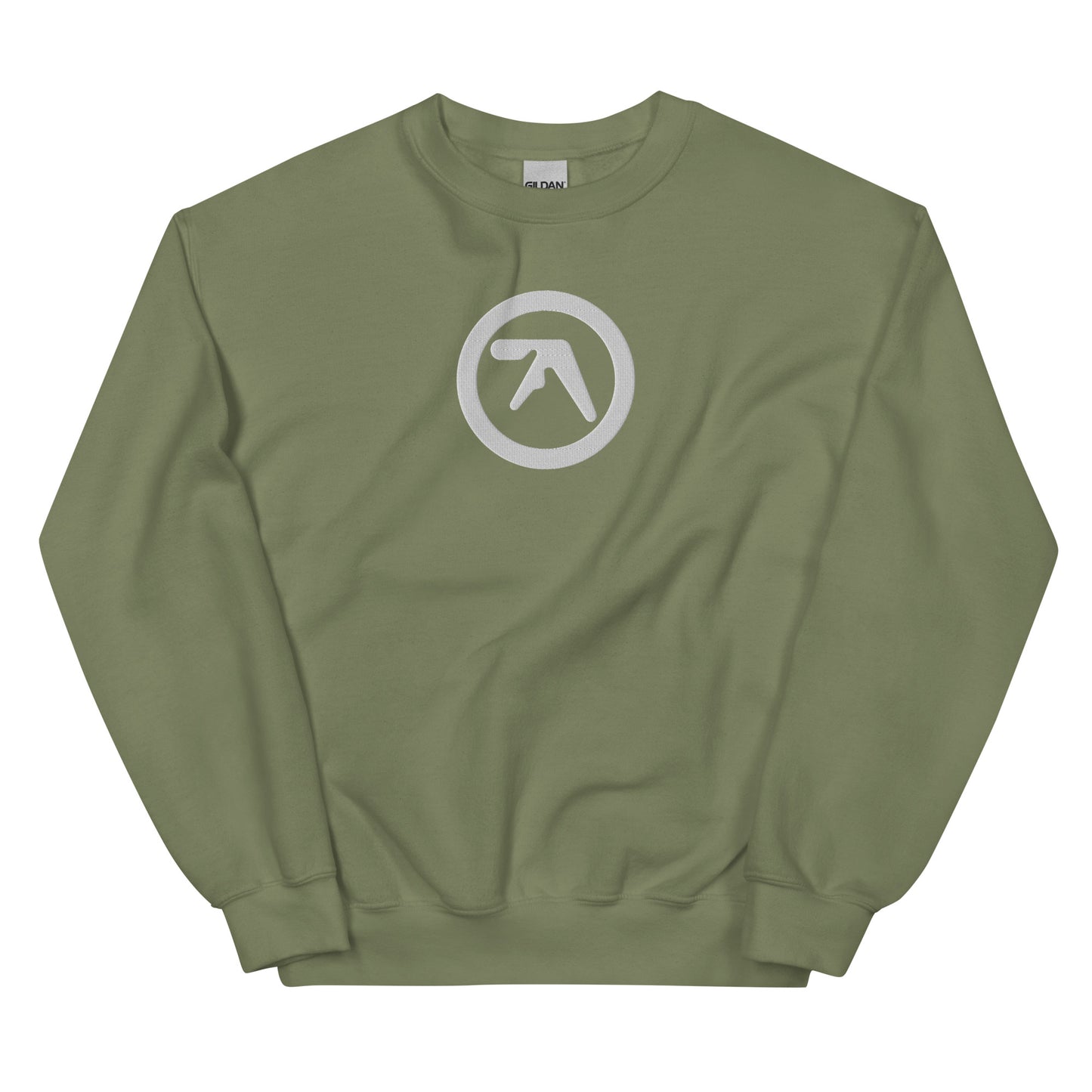 APHEX TWIN LOGO EMBROIDERED CREWNECK HOODIE