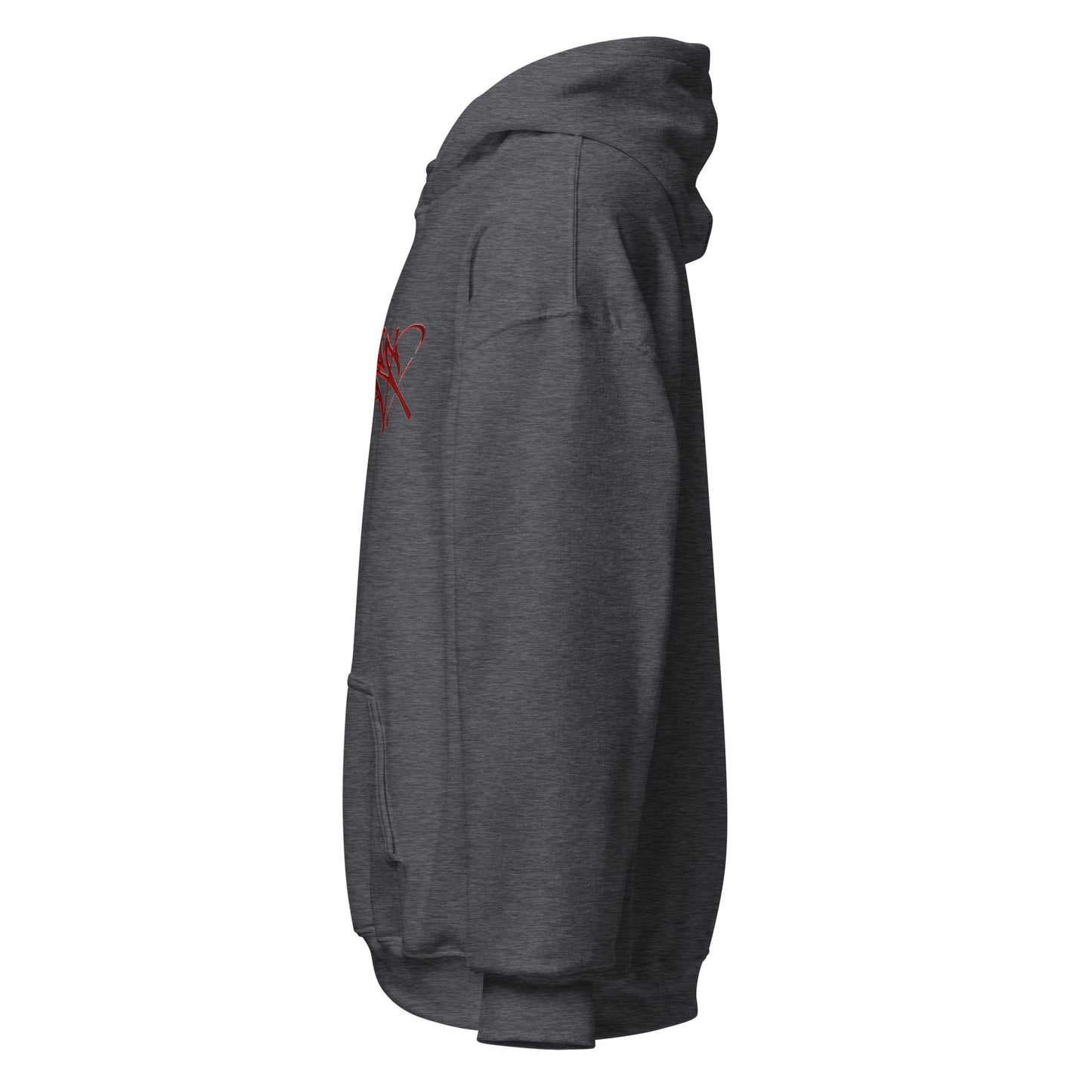 blo0dy red transparent graffiti tag 3d hoodie print