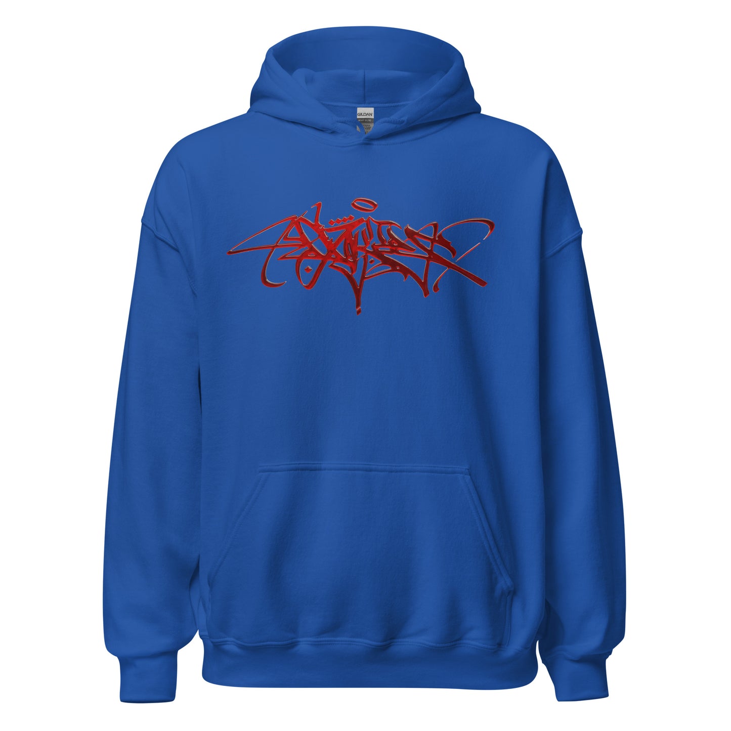 blo0dy red transparent graffiti tag 3d hoodie print