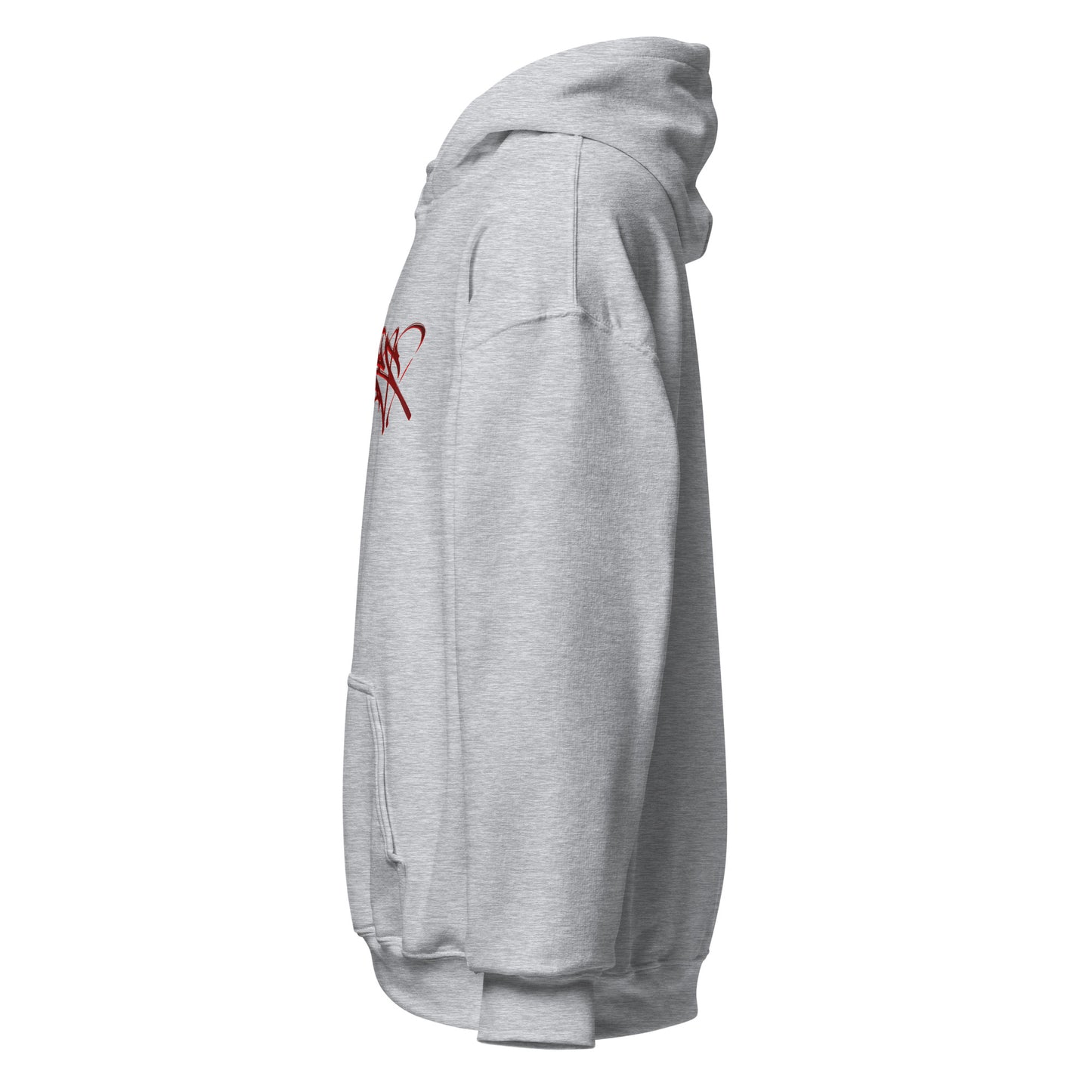 blo0dy red transparent graffiti tag 3d hoodie print