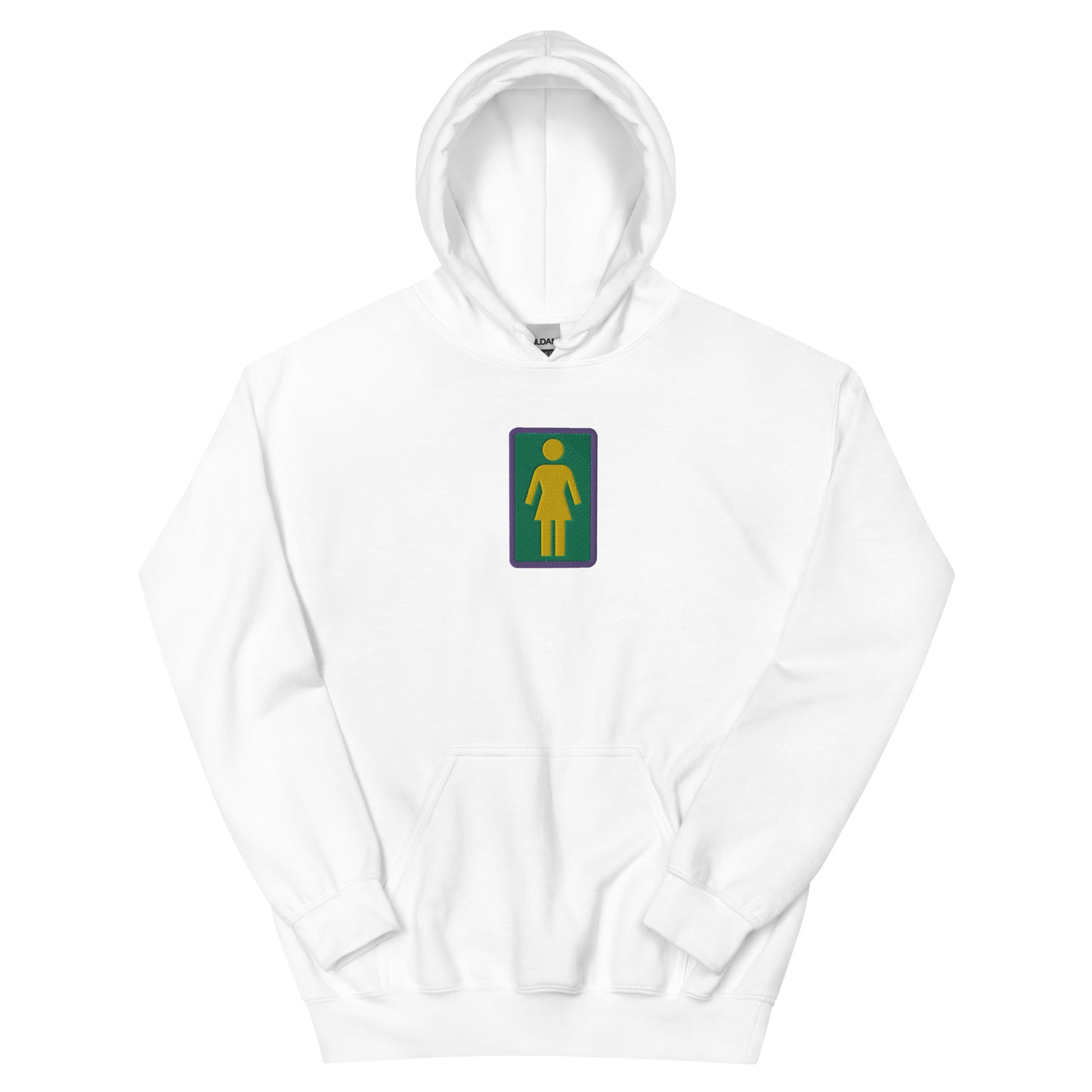 EMBROIDERED GIRL SKATE HOODIE