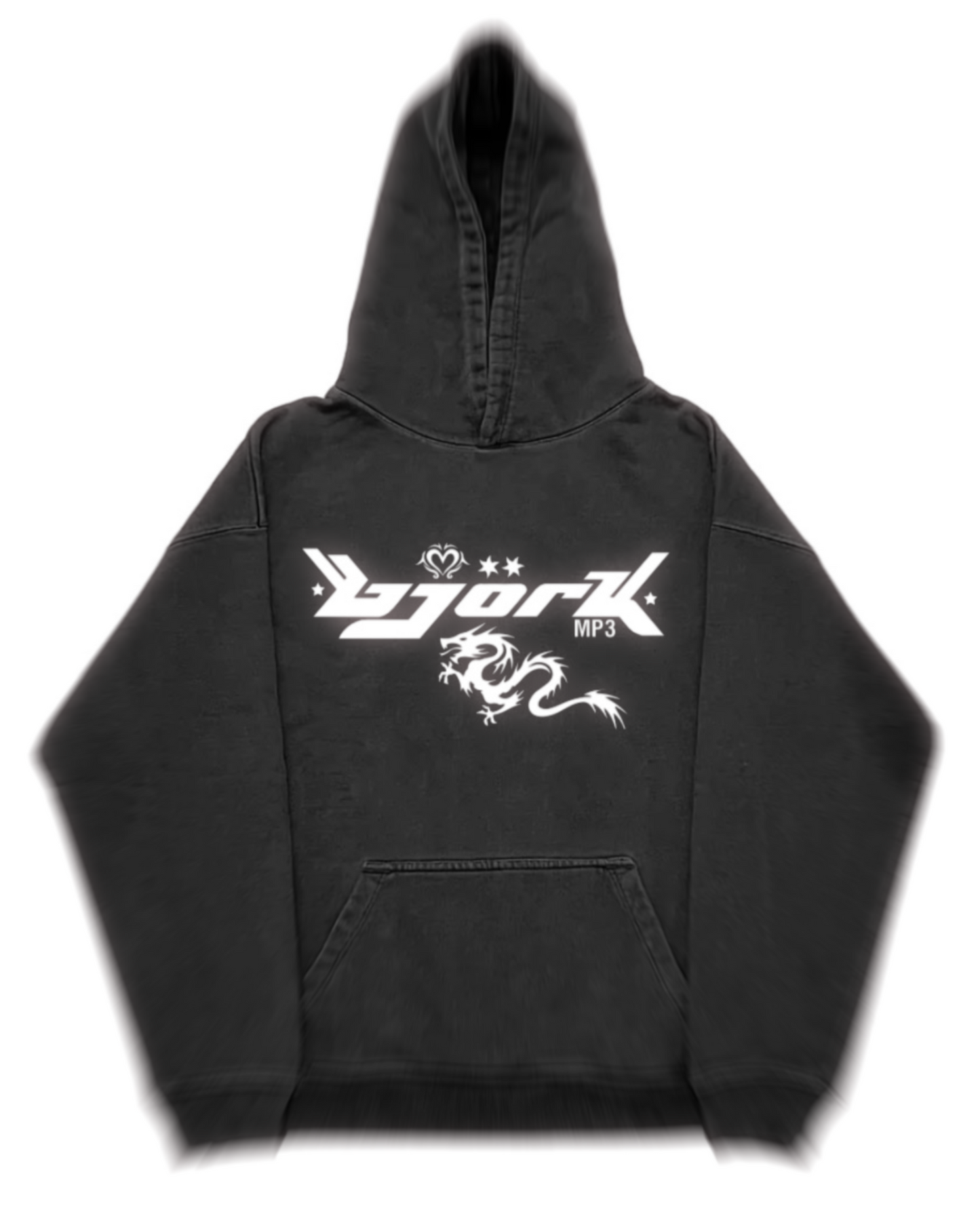 VINTAGE DRAGON BJÖRK HOODIE